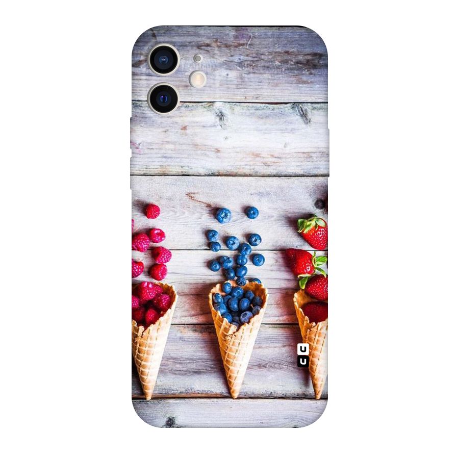 Cone Fruits Design Original Polycarbonate Back Case for iPhone 12