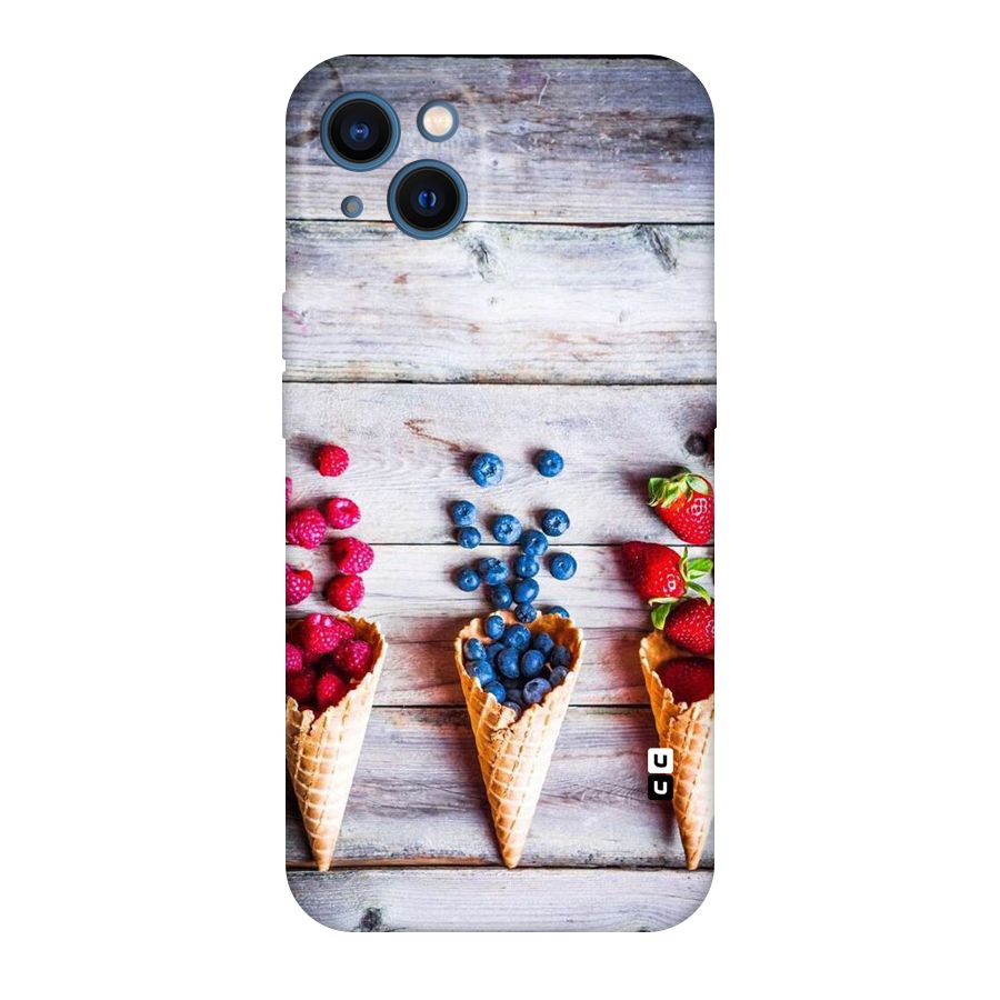 Cone Fruits Design Original Polycarbonate Back Case for iPhone 13