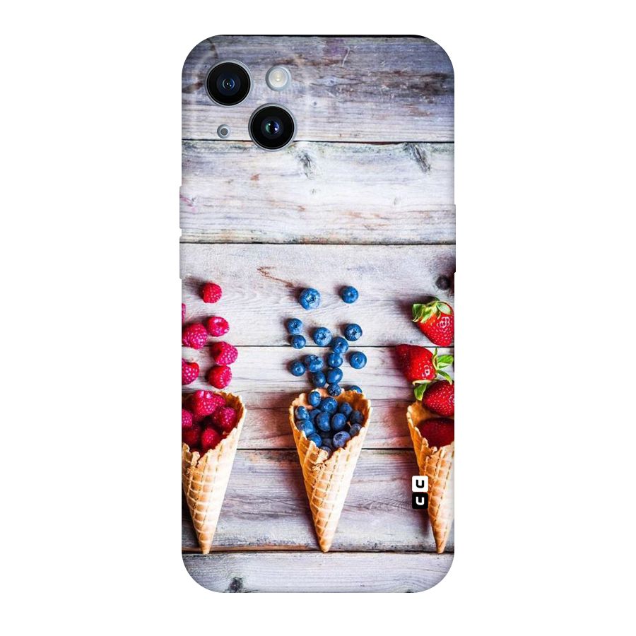 Cone Fruits Design Original Polycarbonate Back Case for iPhone 14
