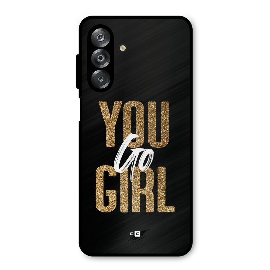 Confident Girl Metal Back Case for Galaxy A26