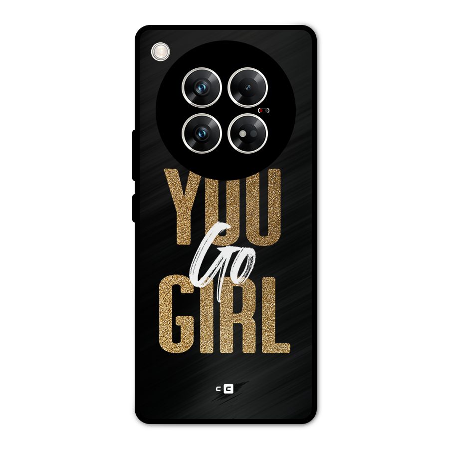 Confident Girl Metal Back Case for Infinix Zero 40 5G