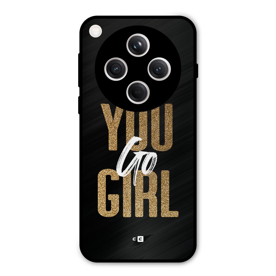 Confident Girl Metal Back Case for Oppo Find X8