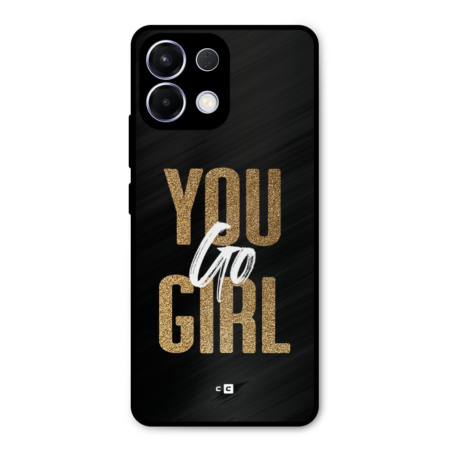 Confident Girl Metal Back Case for Oppo K13
