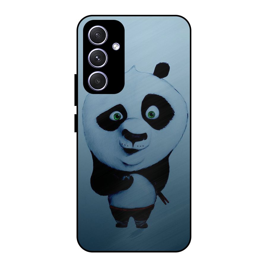 Confused Cute Panda Metal Back Case for Galaxy A54