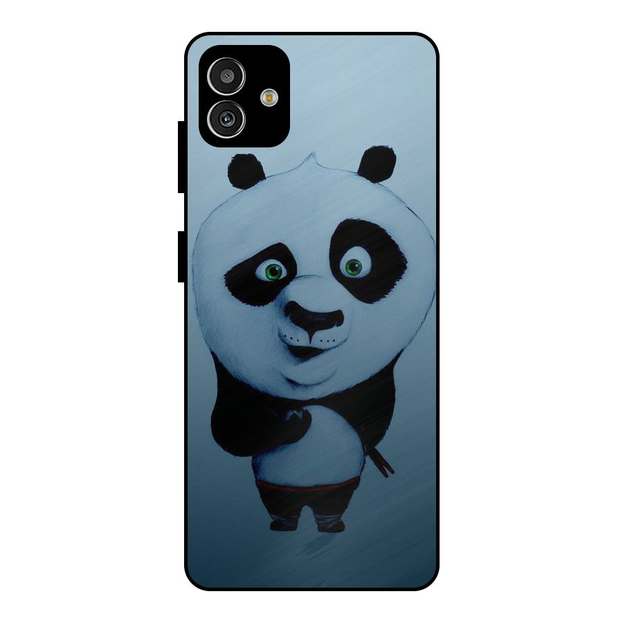 Confused Cute Panda Metal Back Case for Galaxy M13 5G