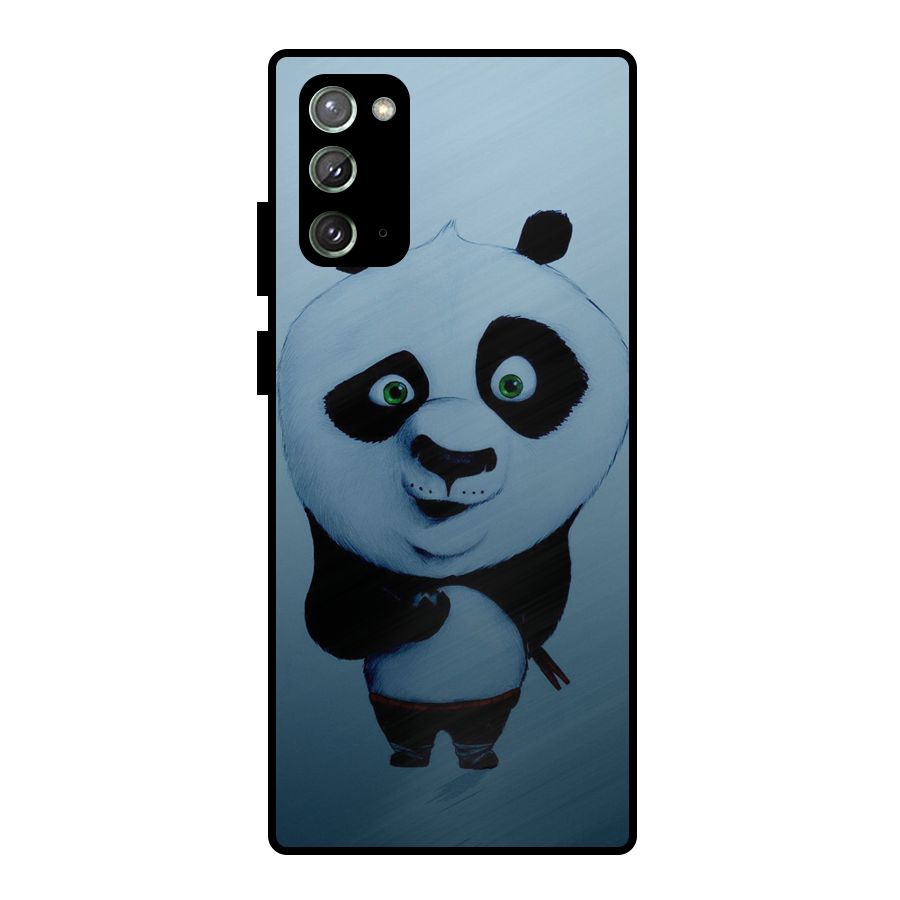 Confused Cute Panda Metal Back Case for Galaxy Note 20
