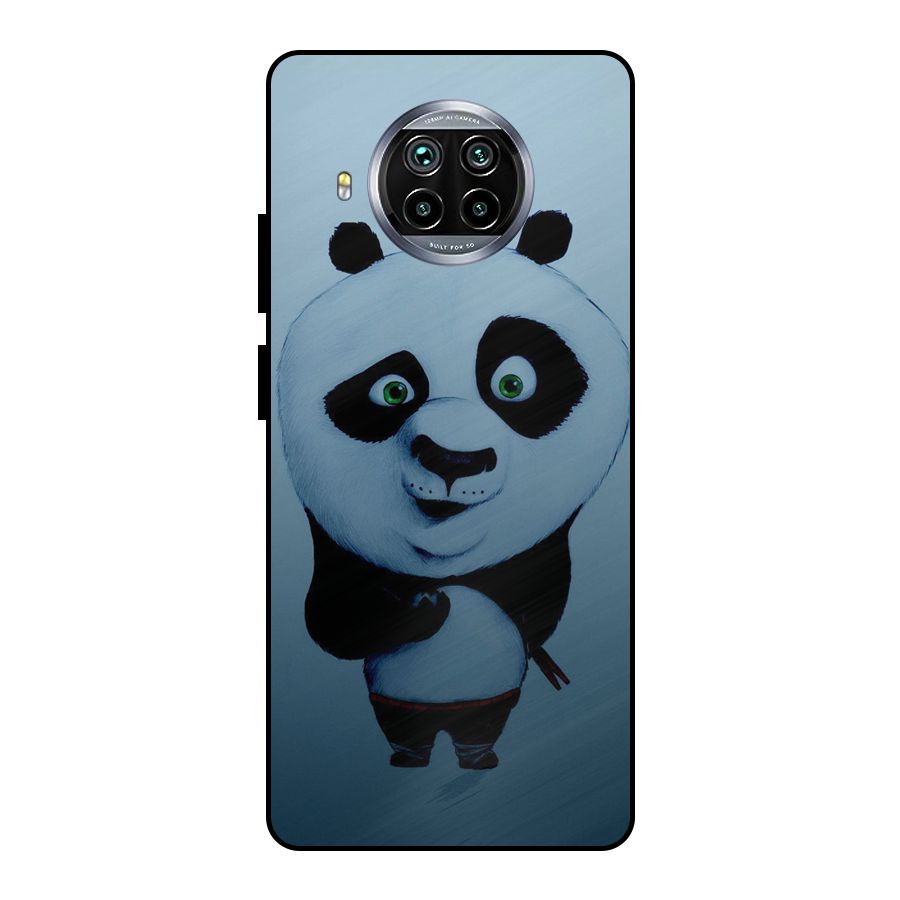 Confused Cute Panda Metal Back Case for Mi 10i