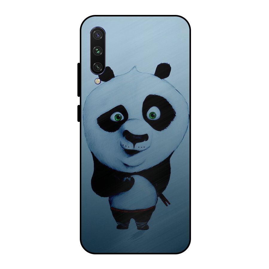 Confused Cute Panda Metal Back Case for Mi A3