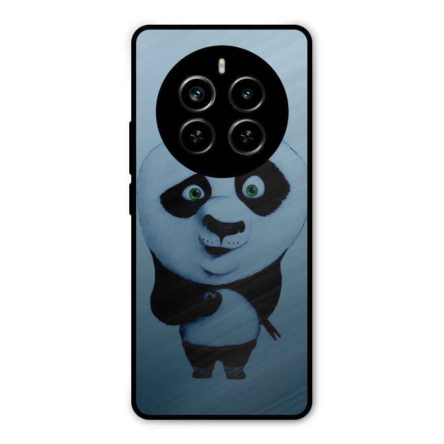Confused Cute Panda Metal Back Case for Realme P1 Pro