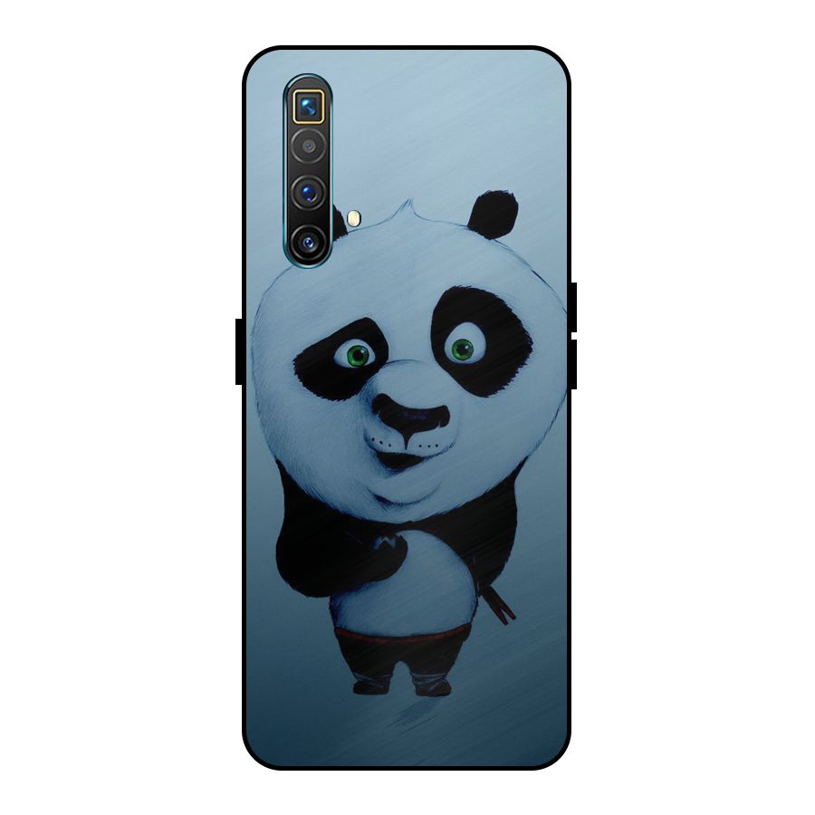 Confused Cute Panda Metal Back Case for Realme X3
