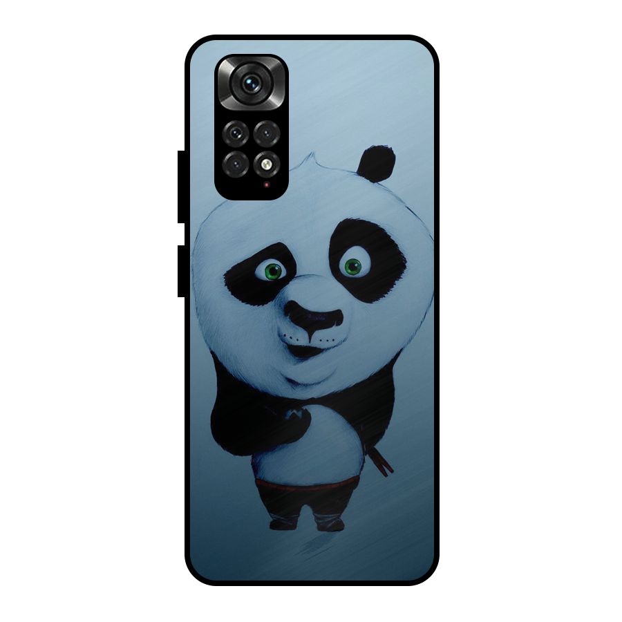 Confused Cute Panda Metal Back Case for Redmi Note 11 Pro Plus 5G