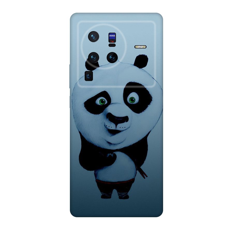 Confused Cute Panda Original Polycarbonate Back Case for Vivo X80