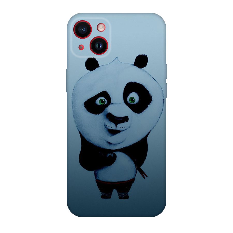 Confused Cute Panda Original Polycarbonate Back Case for iPhone 14 Plus