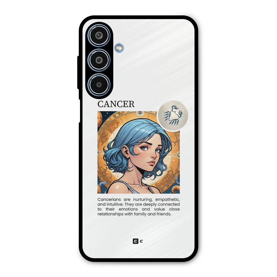 Connected Cancer Metal Back Case for Galaxy M35