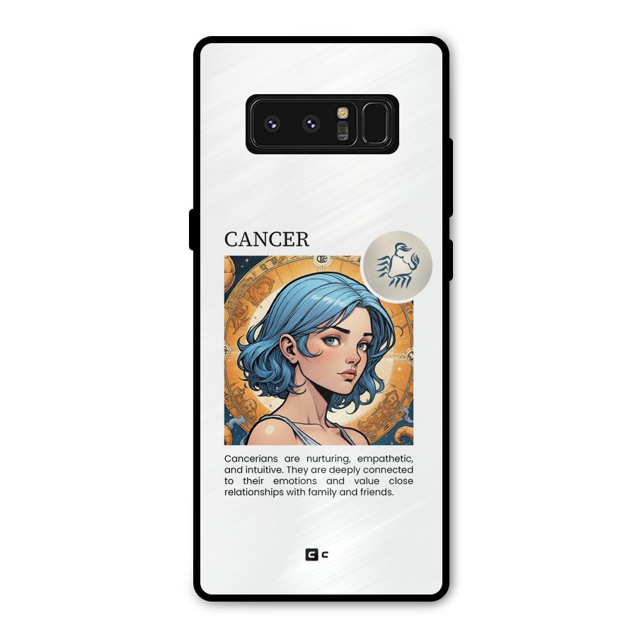 Connected Cancer Metal Back Case for Galaxy Note 8