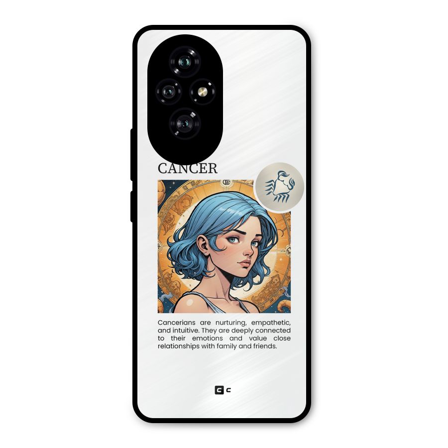 Connected Cancer Metal Back Case for Honor 200