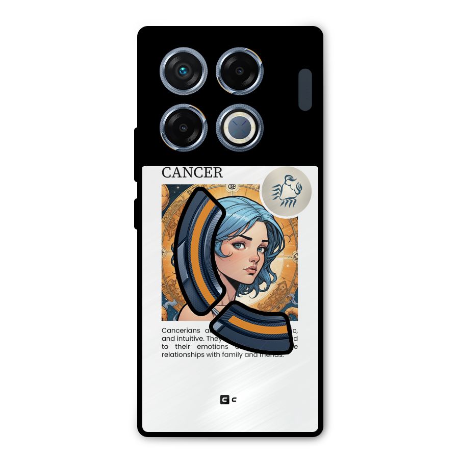 Connected Cancer Metal Back Case for Infinix GT 20 Pro