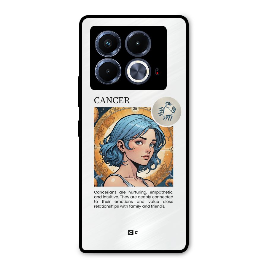 Connected Cancer Metal Back Case for Infinix Note 40 5G