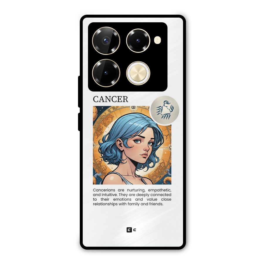 Connected Cancer Metal Back Case for Infinix Note 40 Pro Plus