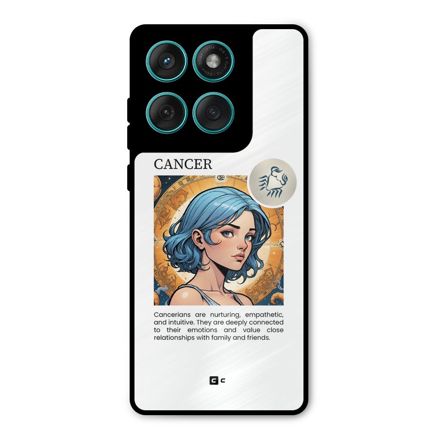 Connected Cancer Metal Back Case for Motorola Edge 60