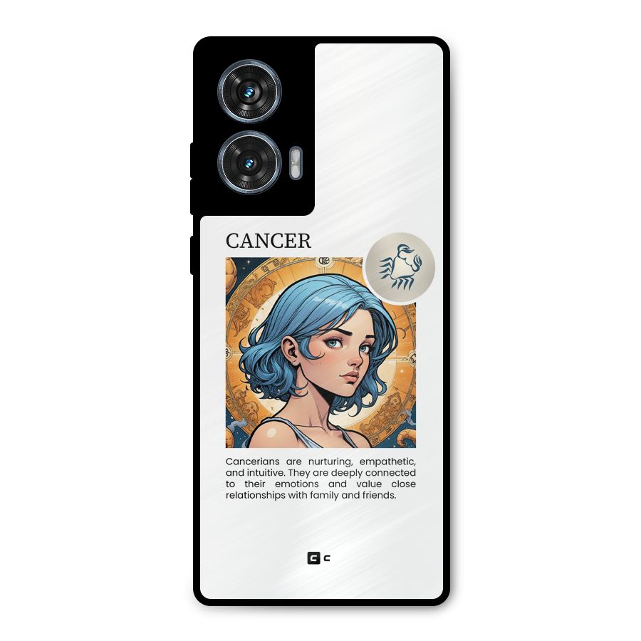 Connected Cancer Metal Back Case for Motorola G96