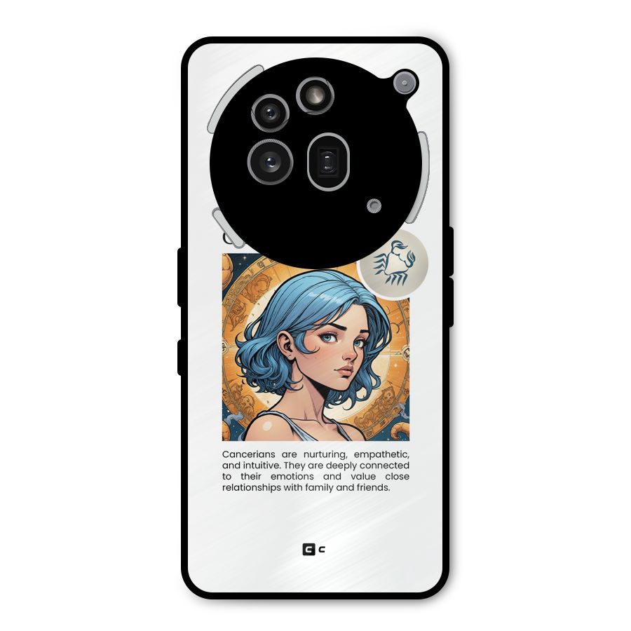 Connected Cancer Metal Back Case for Nothing Phone 3a Pro