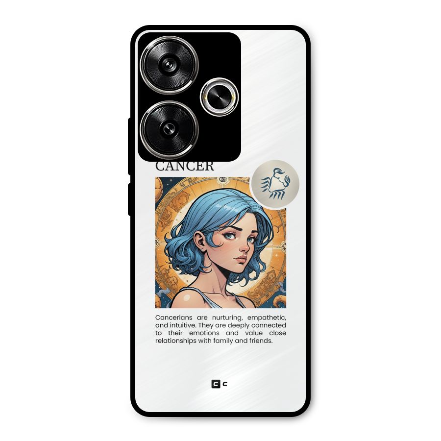 Connected Cancer Metal Back Case for Poco F6