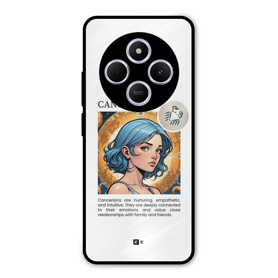 Connected Cancer Metal Back Case for Redmi 14C