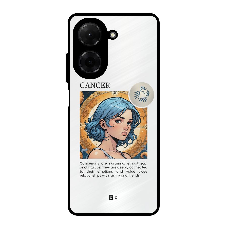 Connected Cancer Metal Back Case for Redmi A5 4G