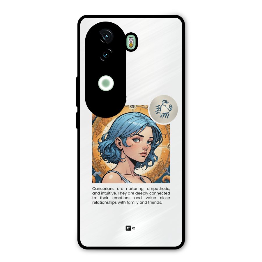 Connected Cancer Metal Back Case for Vivo V40e