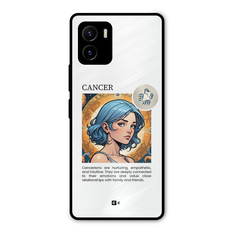 Connected Cancer Metal Back Case for Vivo Y15s