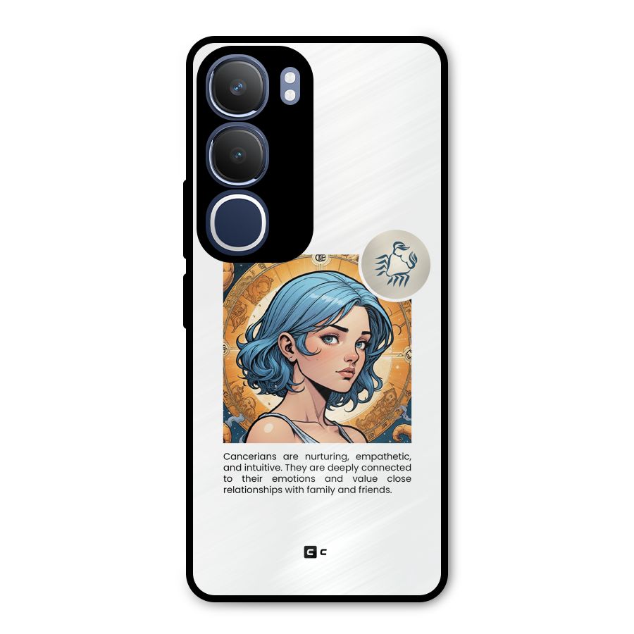 Connected Cancer Metal Back Case for Vivo Y29