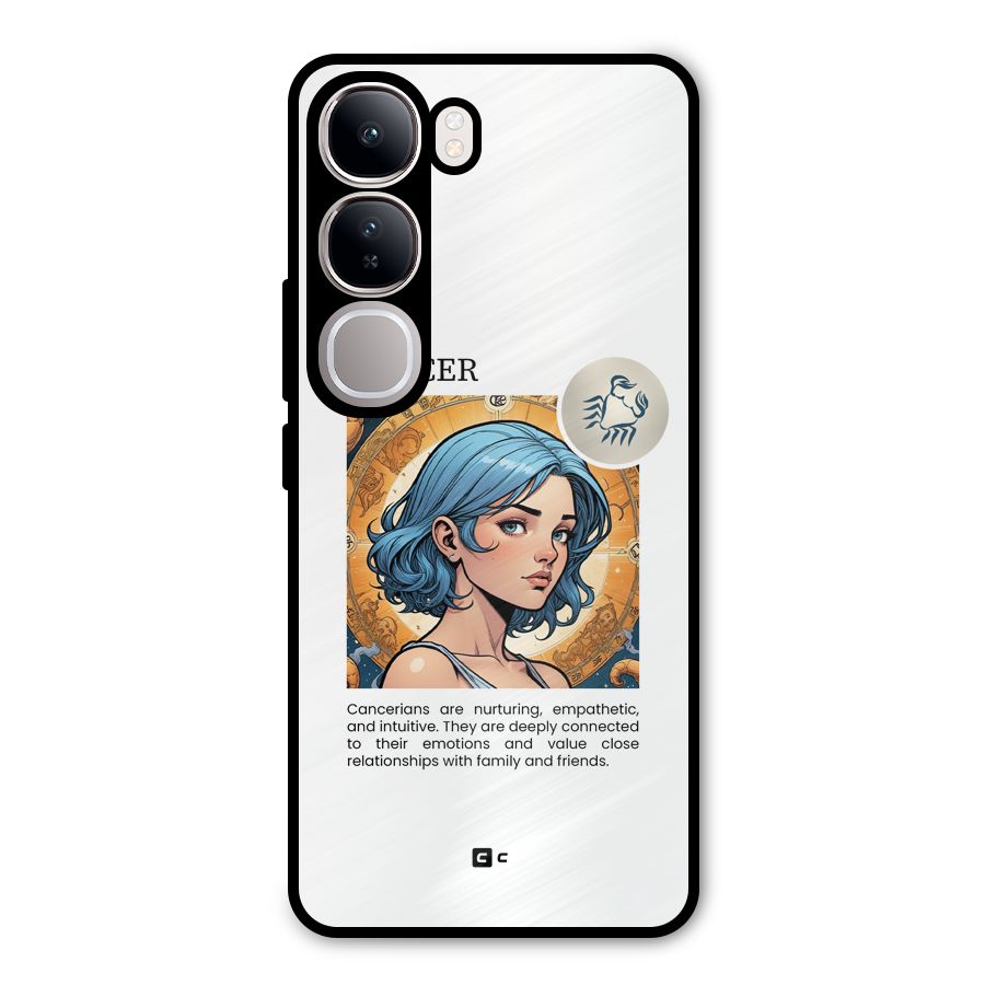 Connected Cancer Metal Back Case for Vivo Y300