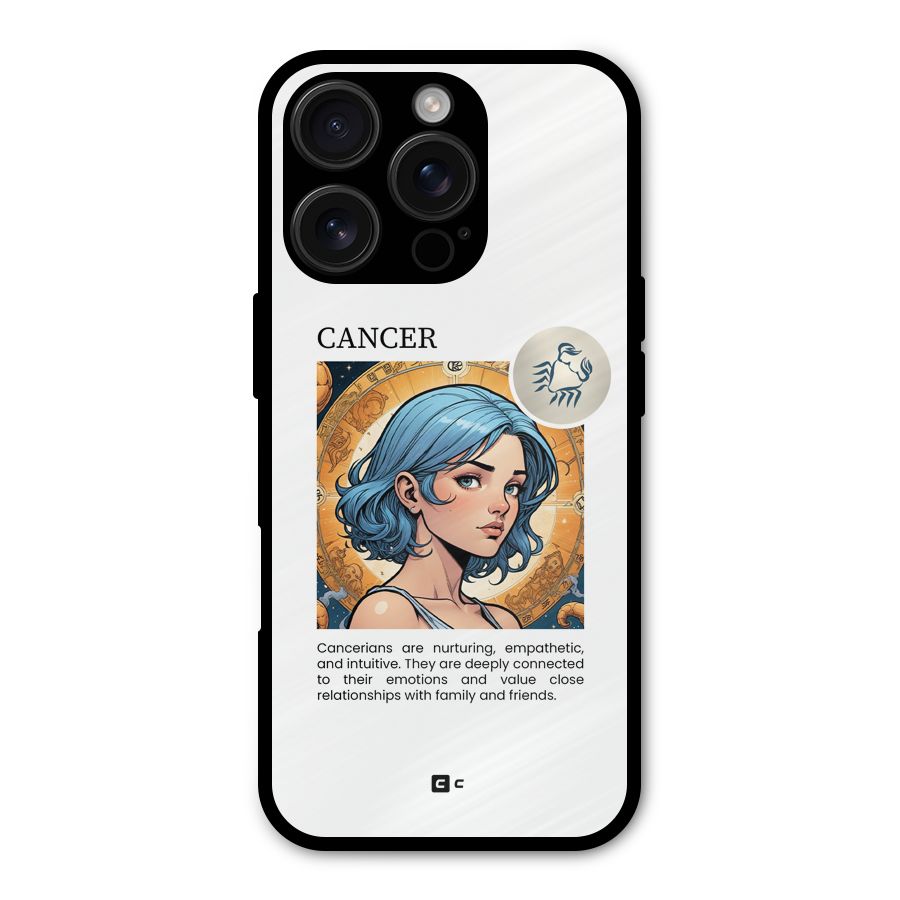 Connected Cancer Metal Back Case for iPhone 16 Pro
