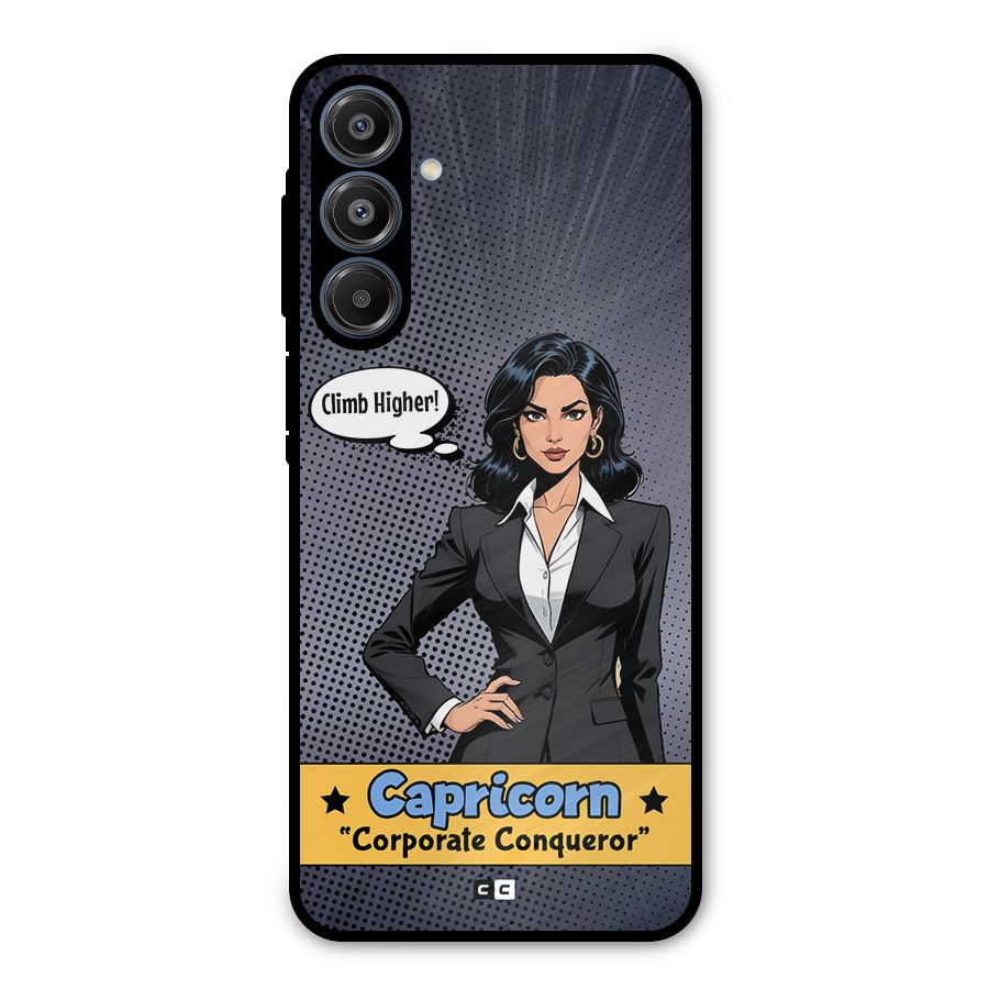 Conqueror Capricorn Metal Back Case for Galaxy A16 5G