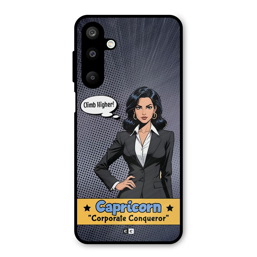 Conqueror Capricorn Metal Back Case for Galaxy M16