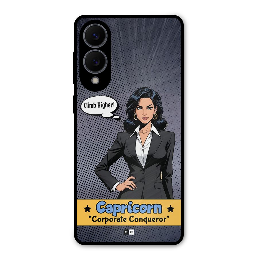 Conqueror Capricorn Metal Back Case for Galaxy S25 Edge