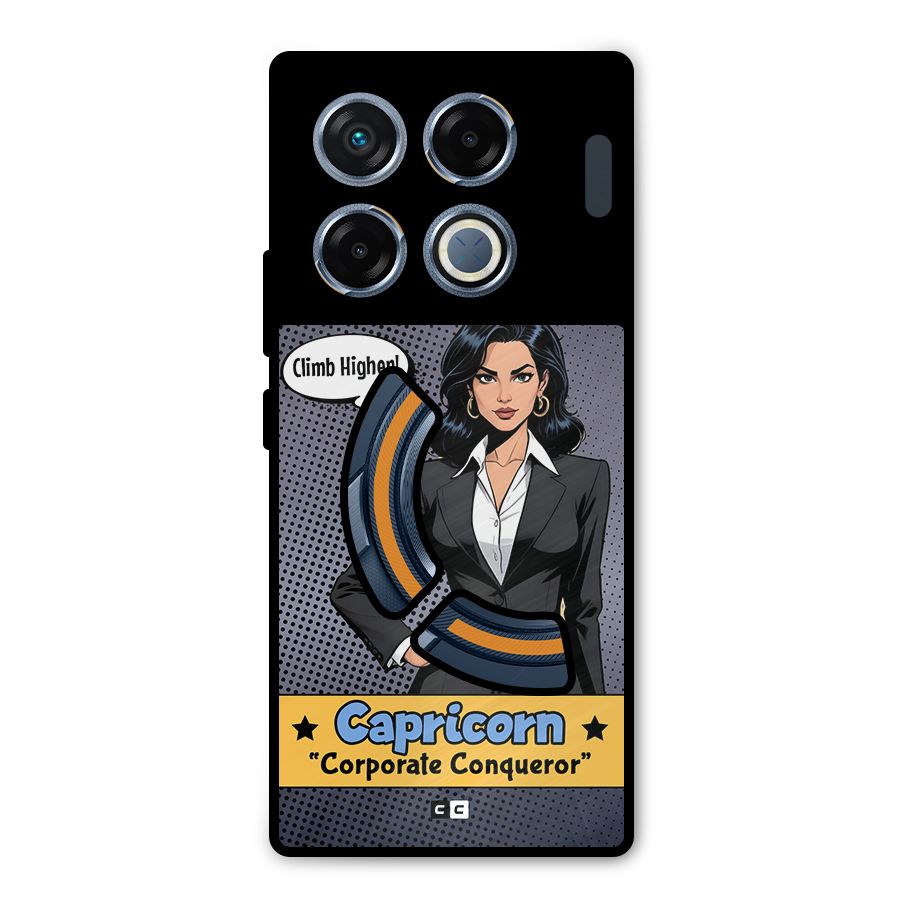 Conqueror Capricorn Metal Back Case for Infinix GT 20 Pro