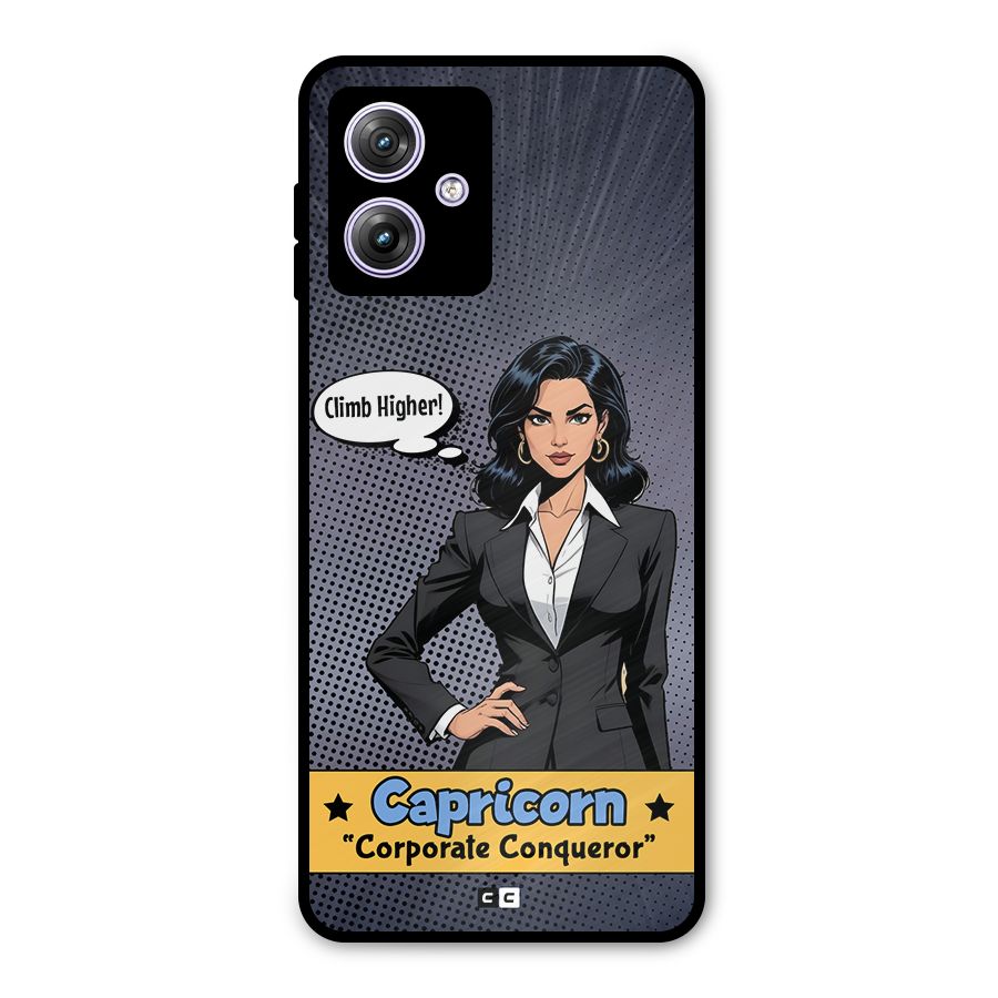 Conqueror Capricorn Metal Back Case for Moto G64