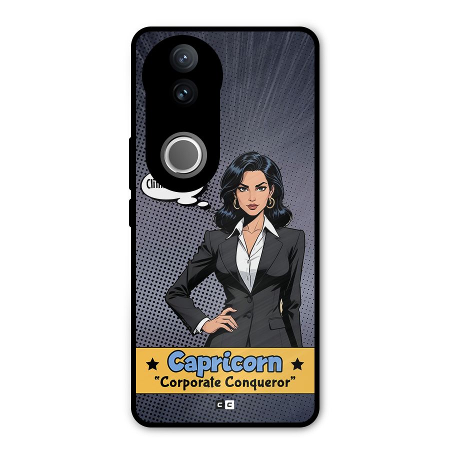 Conqueror Capricorn Metal Back Case for Vivo V50