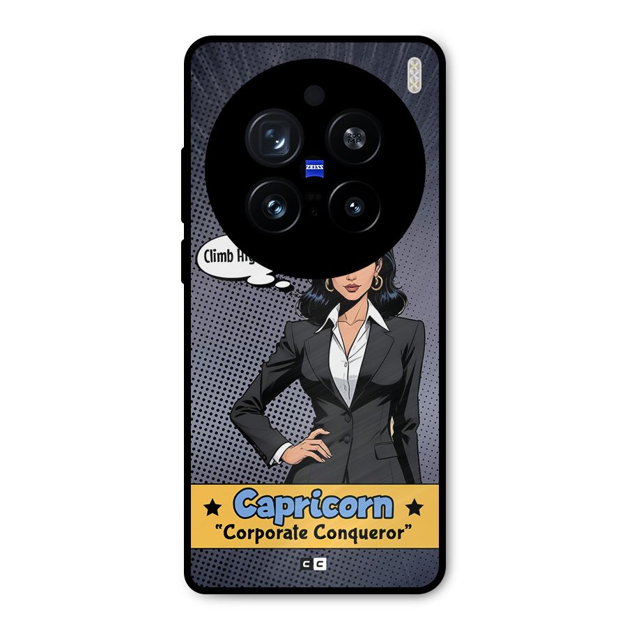 Conqueror Capricorn Metal Back Case for Vivo X200 Pro
