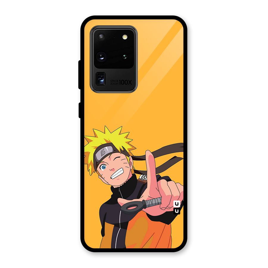 Cool Aesthetic Naruto Glass Back Case for Galaxy S20 Ultra