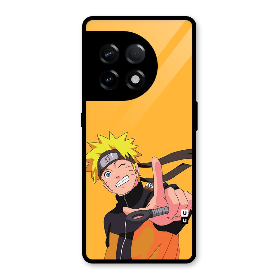 Cool Aesthetic Naruto Glass Back Case for OnePlus 11R