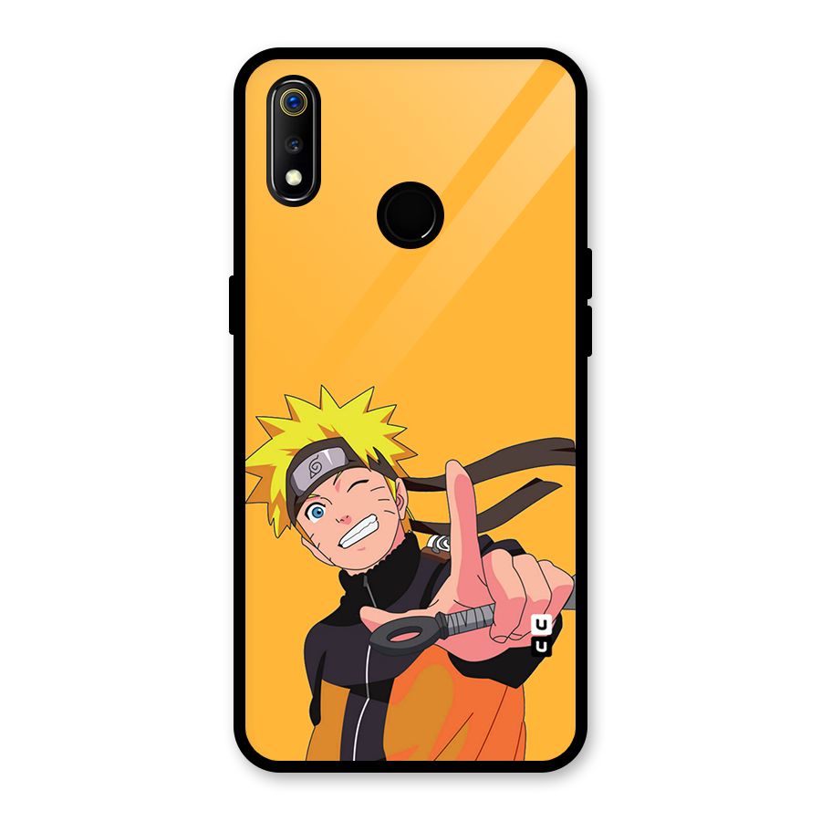 Cool Aesthetic Naruto Glass Back Case for Realme 3