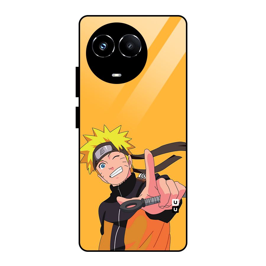 Cool Aesthetic Naruto Glass Back Case for Realme Narzo 60X