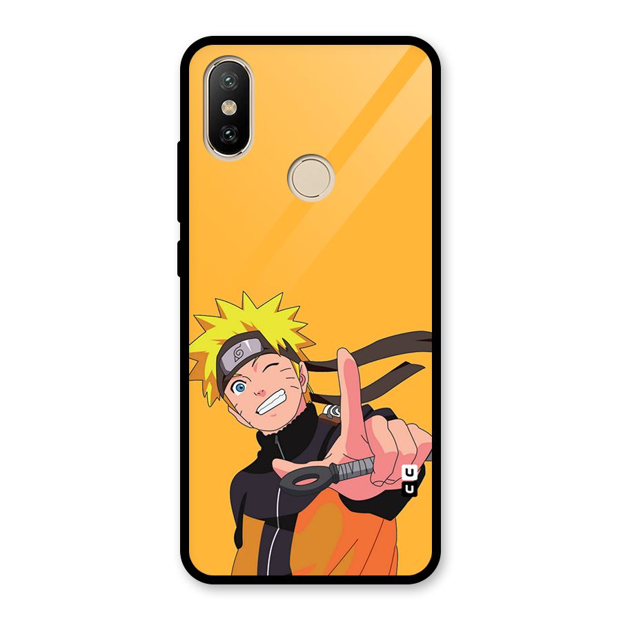 Cool Aesthetic Naruto Glass Back Case for Redmi A2