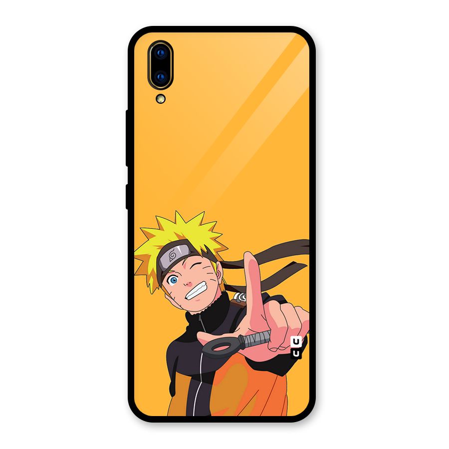 Cool Aesthetic Naruto Glass Back Case for Vivo V11 Pro