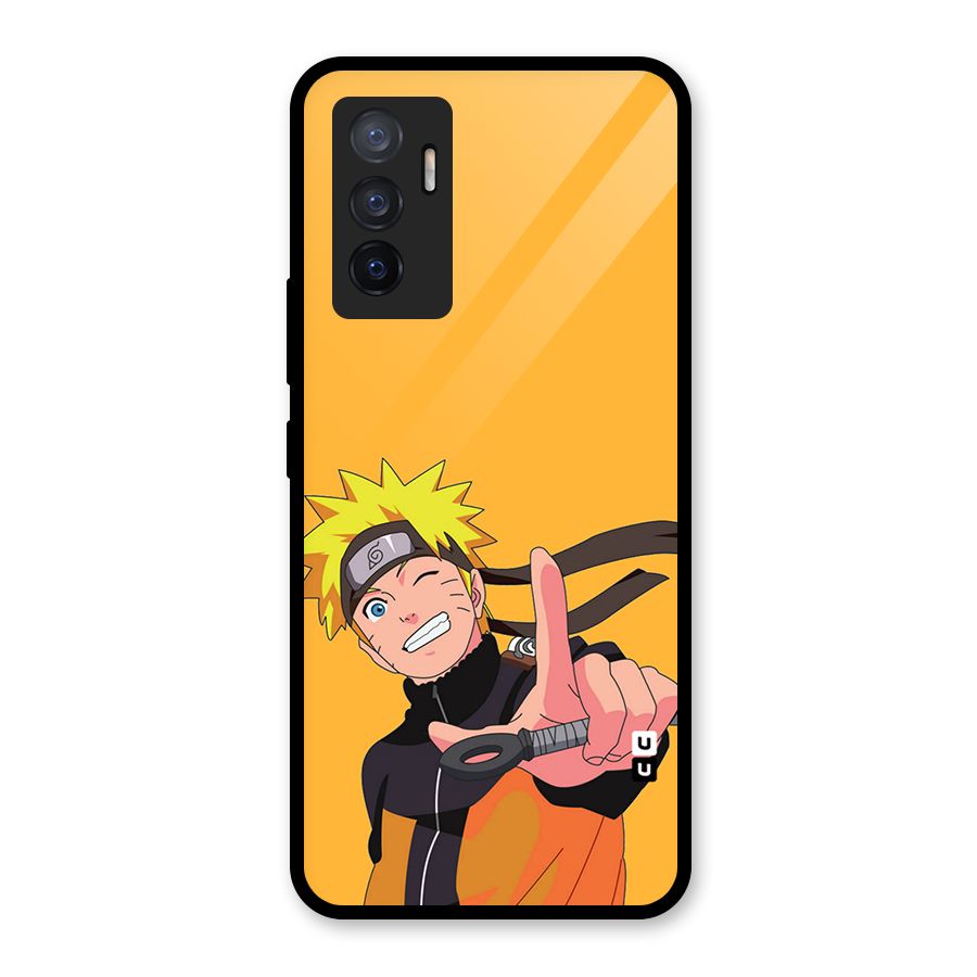 Cool Aesthetic Naruto Glass Back Case for Vivo V23e