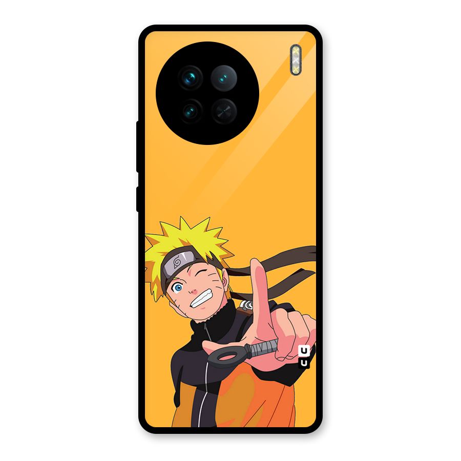 Cool Aesthetic Naruto Glass Back Case for Vivo X90