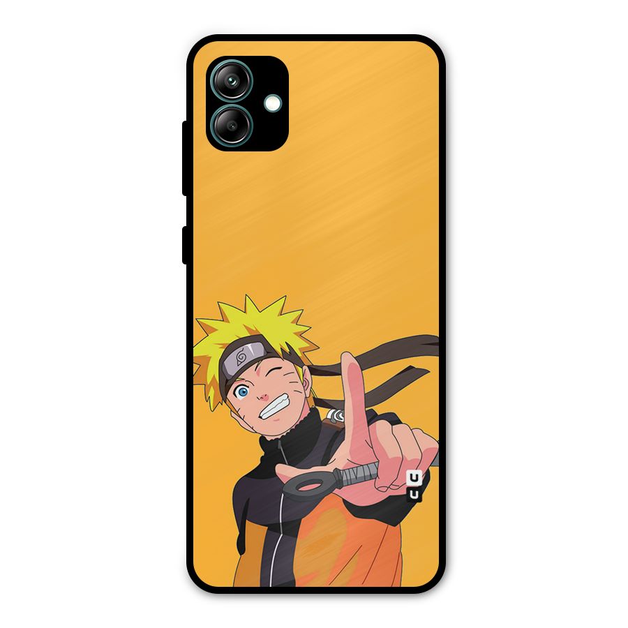Cool Aesthetic Naruto Metal Back Case for Galaxy A04